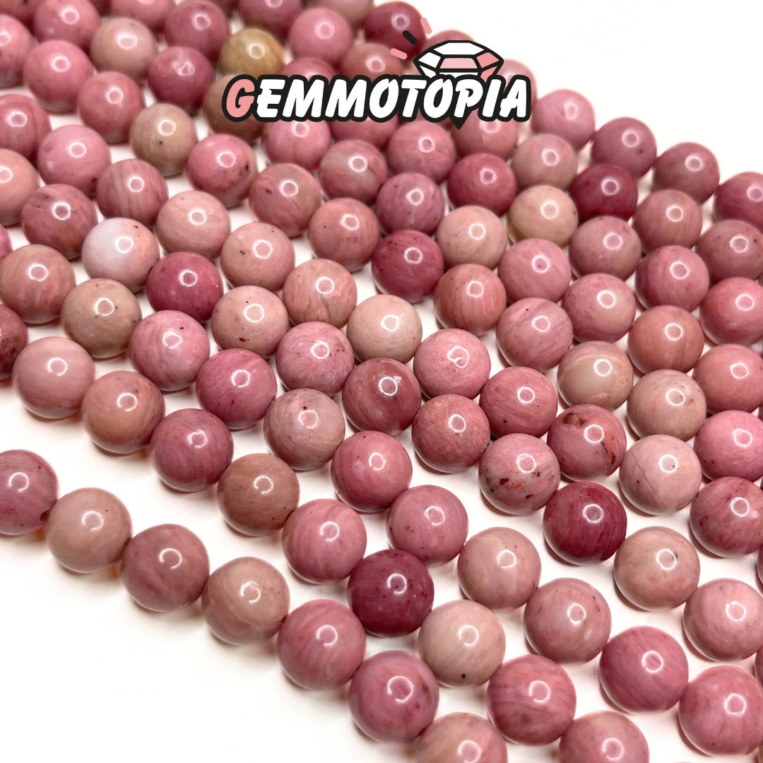 Perle Rhodonite 5A 8 MM