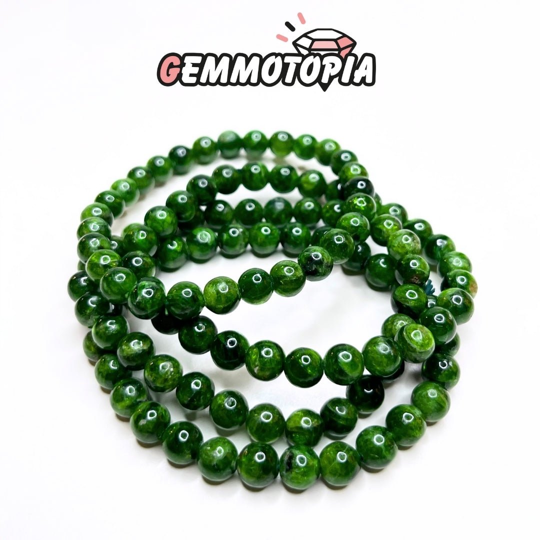 Bracelet Diopside 3A