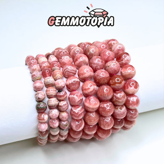 Bracelet Rhodochrosite 3A