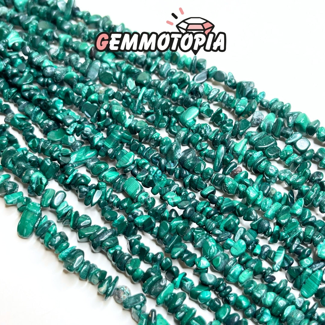 Perle Chips en Malachite