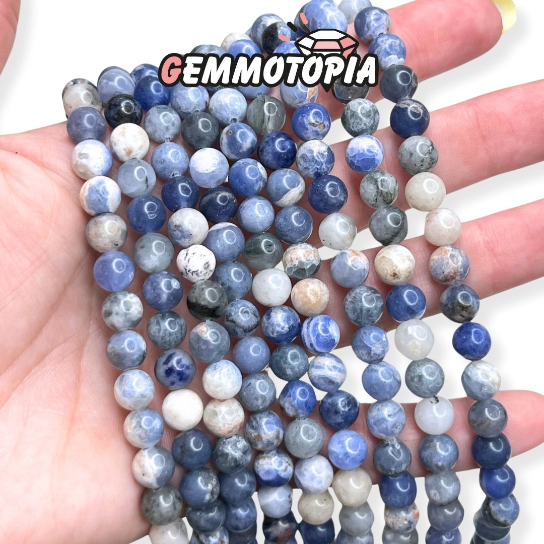 Perle Sodalite 3A 6 MM