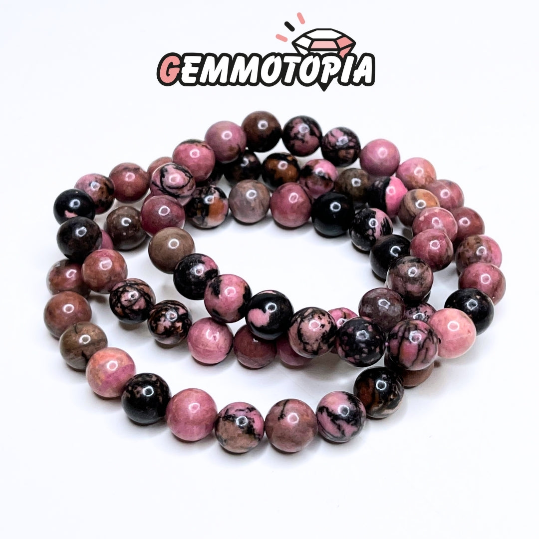 Bracelet en Rhodonite Australienne