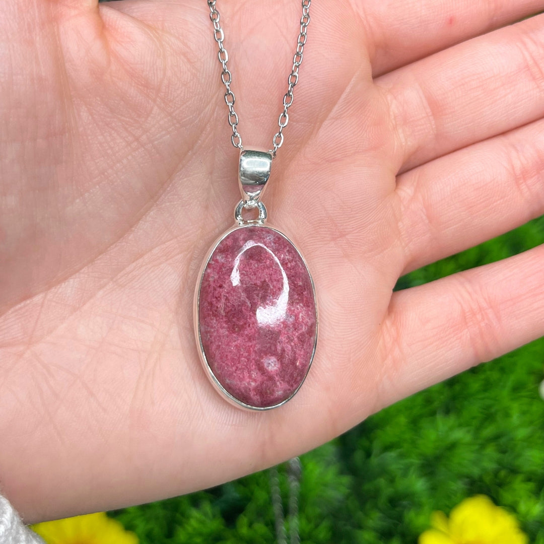 Pendentif Argent Thulite #31