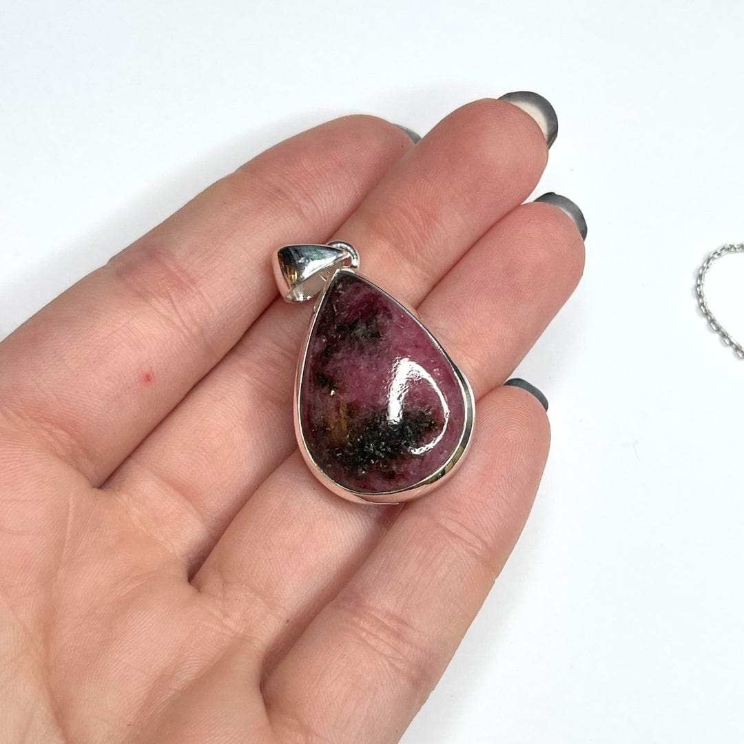 Pendentif Argent Rhodonite Australienne #10