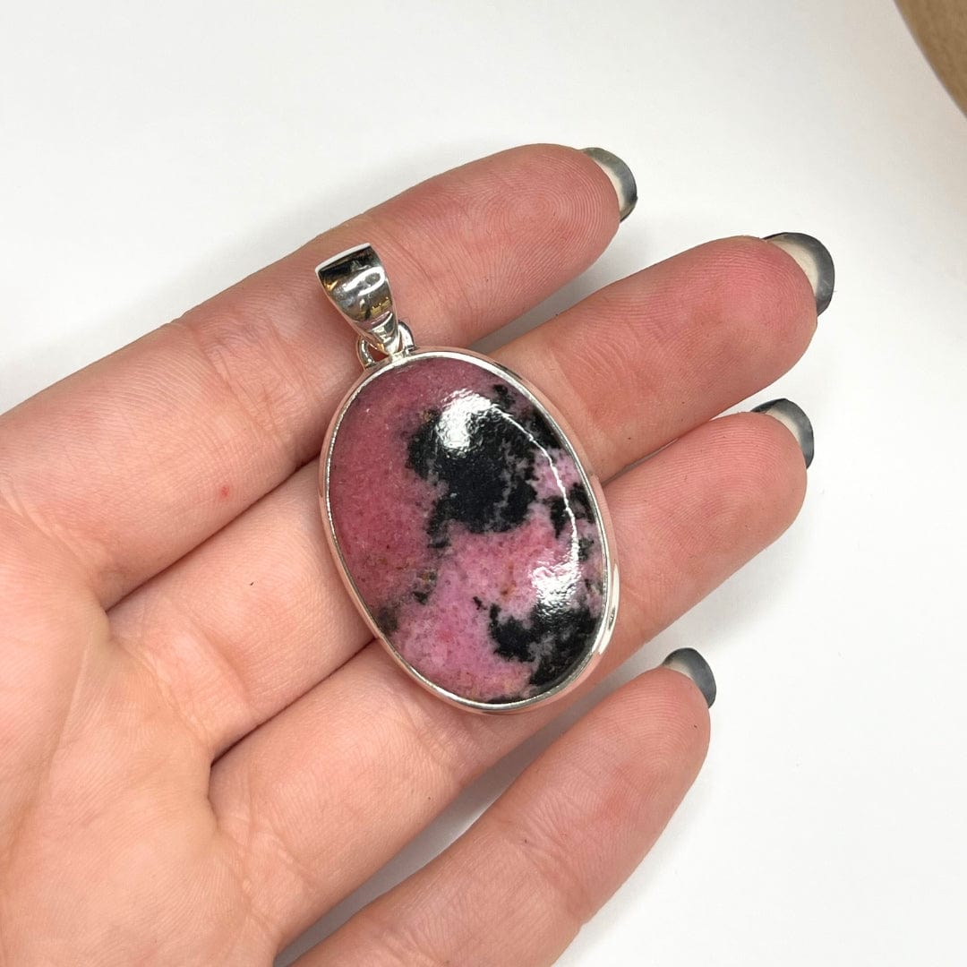 Pendentif Argent Rhodonite Australienne #5