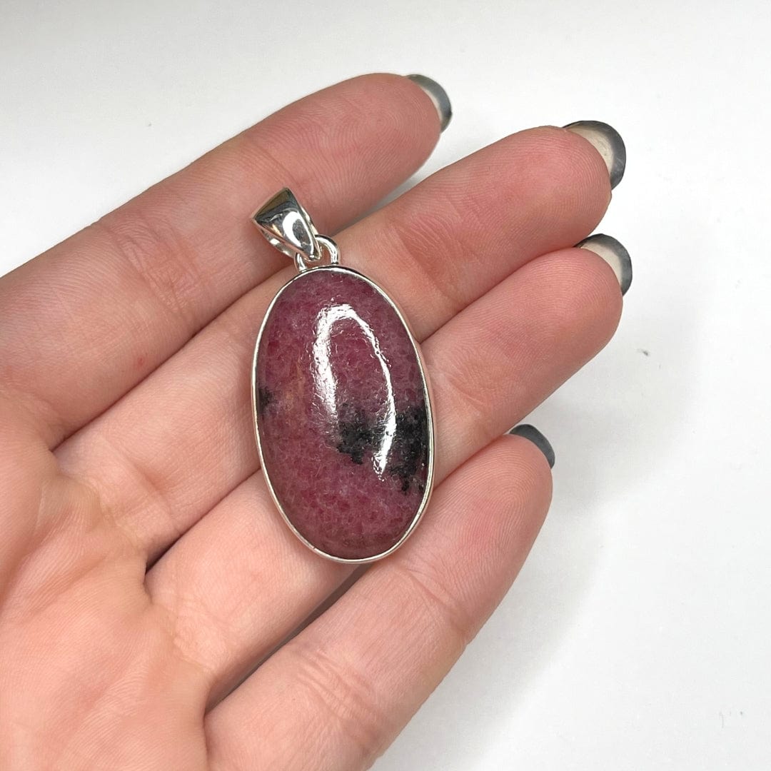 Pendentif Argent Rhodonite Australienne #8