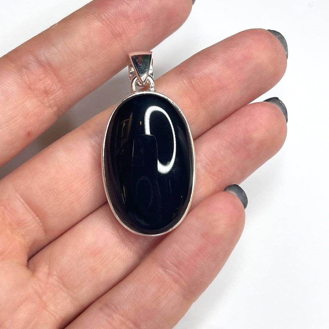 Pendentif Argent Onyx #24