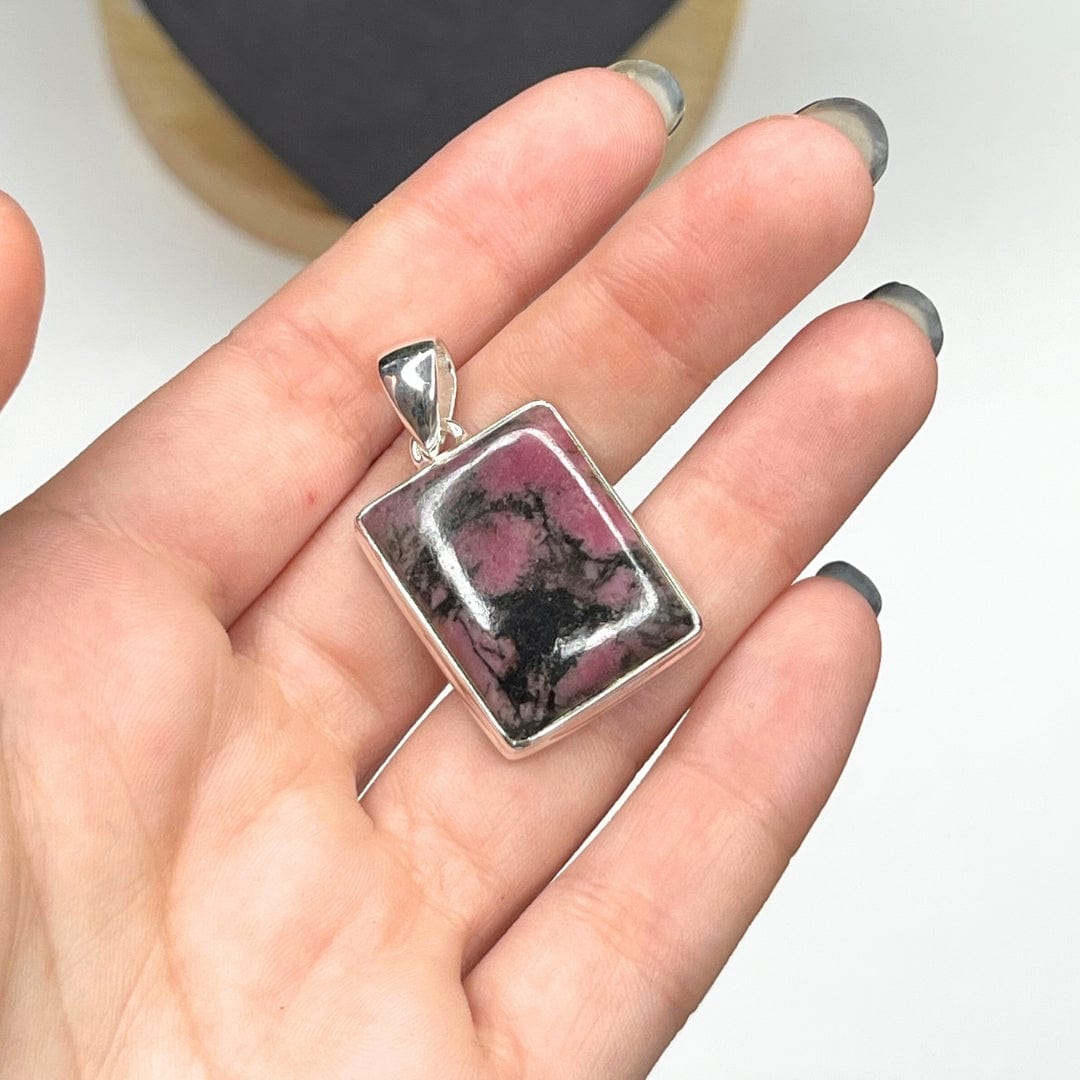 Pendentif Argent Rhodonite Australienne #1