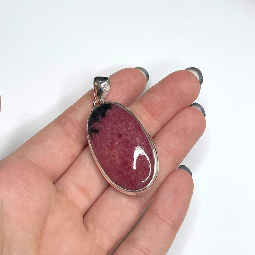 Pendentif Argent Rhodonite Australienne #19