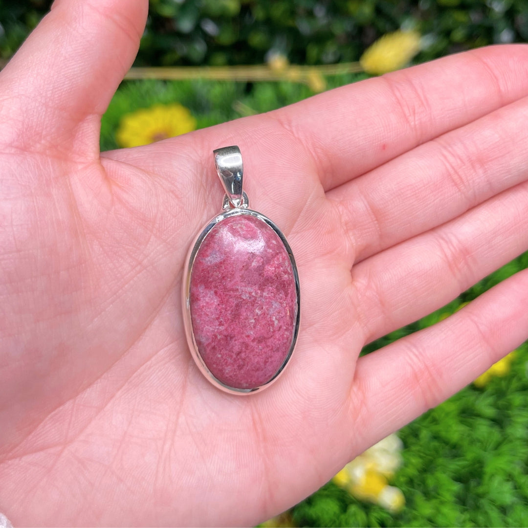 Pendentif Argent Thulite #34