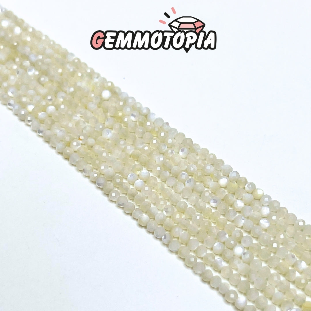 Perle Facettée Nacre