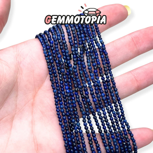 Perle Lapis Lazuli 3A 2 MM