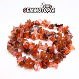 Bracelet Chips en Agate Rouge