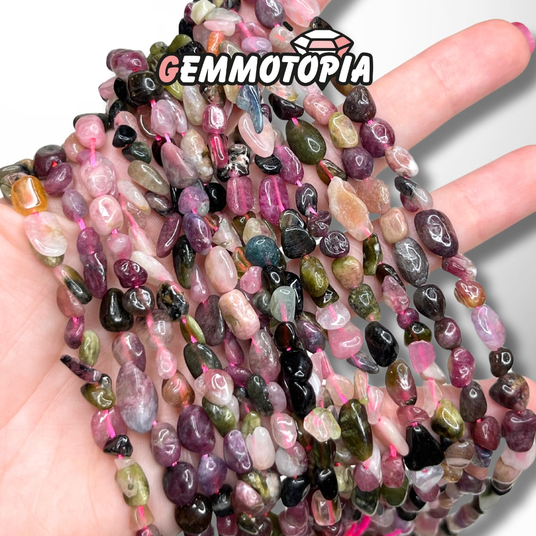 Perle Baroque Tourmaline Multicolore