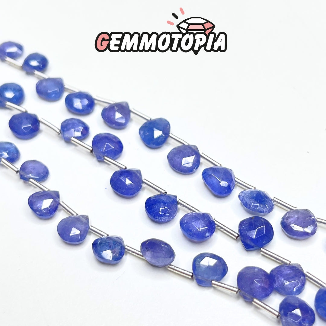 Perle Goutte Facettée Tanzanite 5A (5-6 mm)