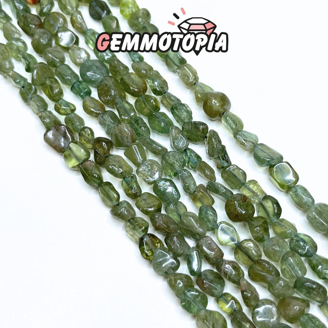Perle Baroque Apatite verte