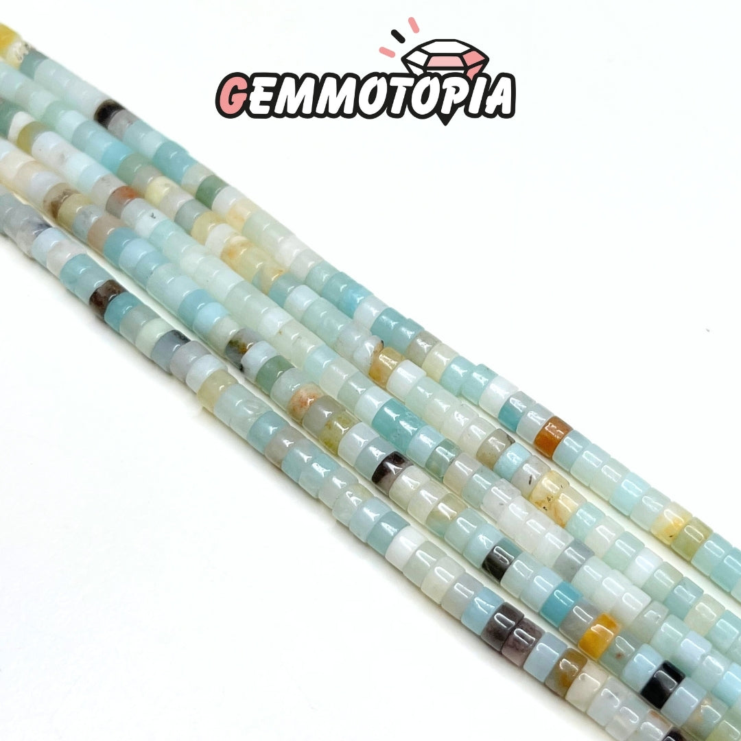 Perle Heishi en Amazonite