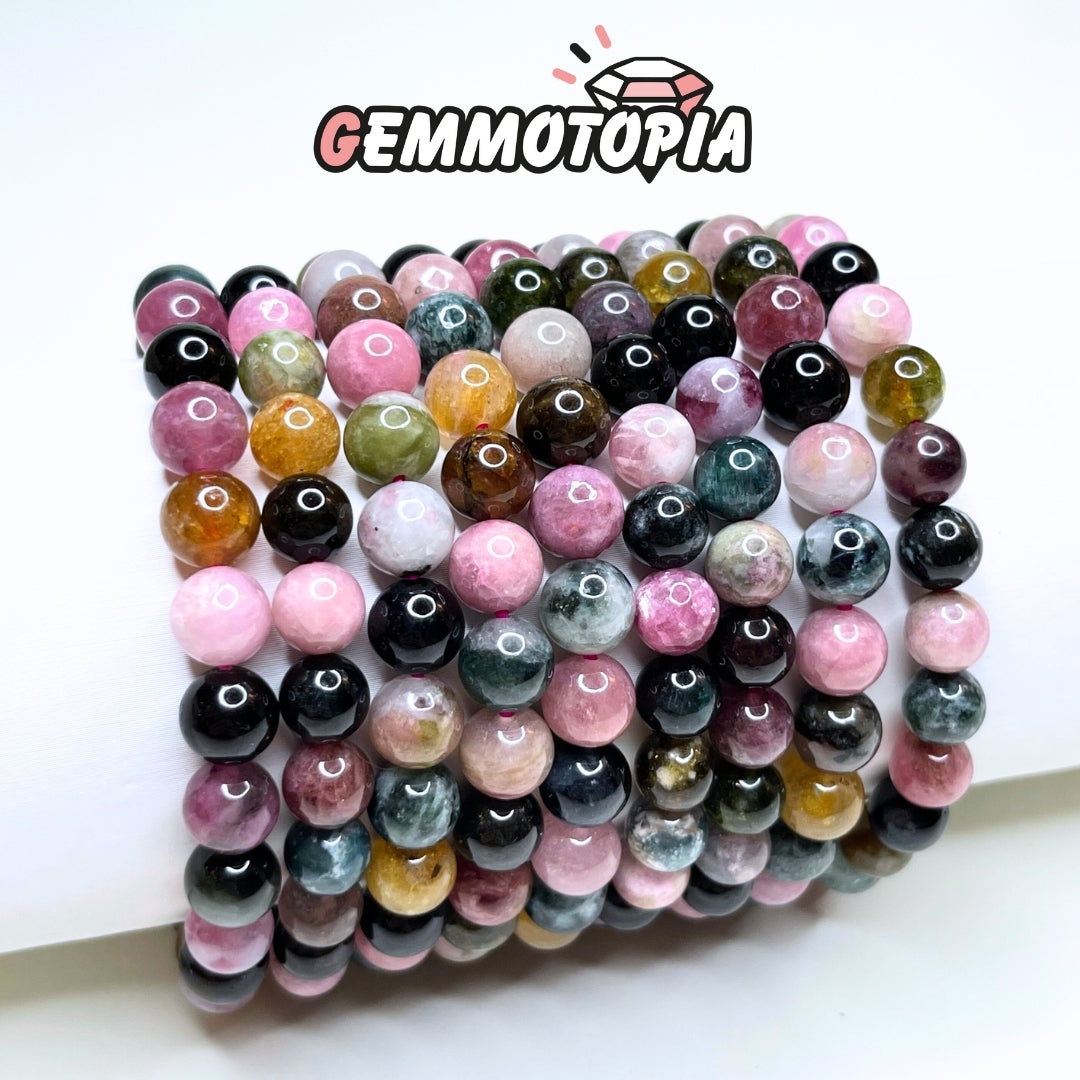 Bracelet Tourmaline Multicolore 3A