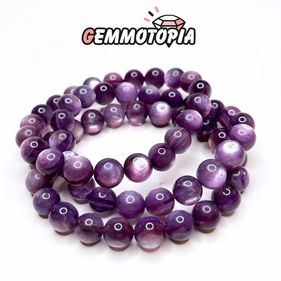 Bracelet Lépidolite Mica 5A