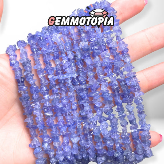 Perle Chips en Tanzanite