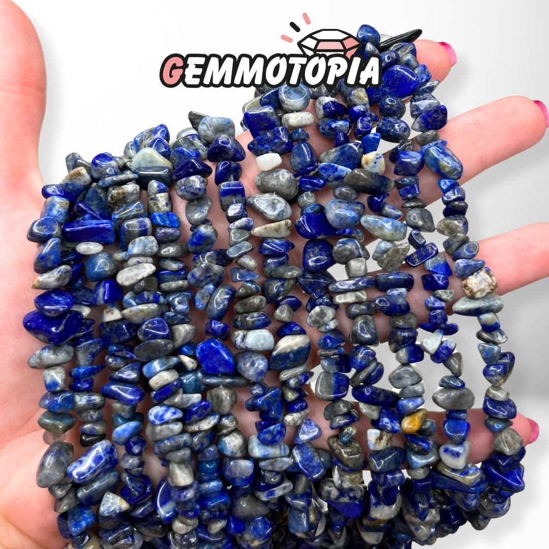 Perle Chips en Lapis Lazuli 1A