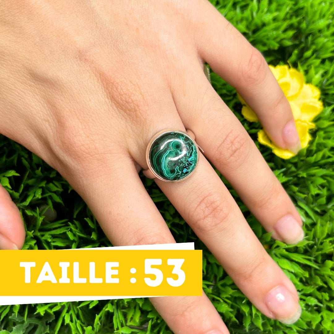 Bague Malachite Chrysocolle #18