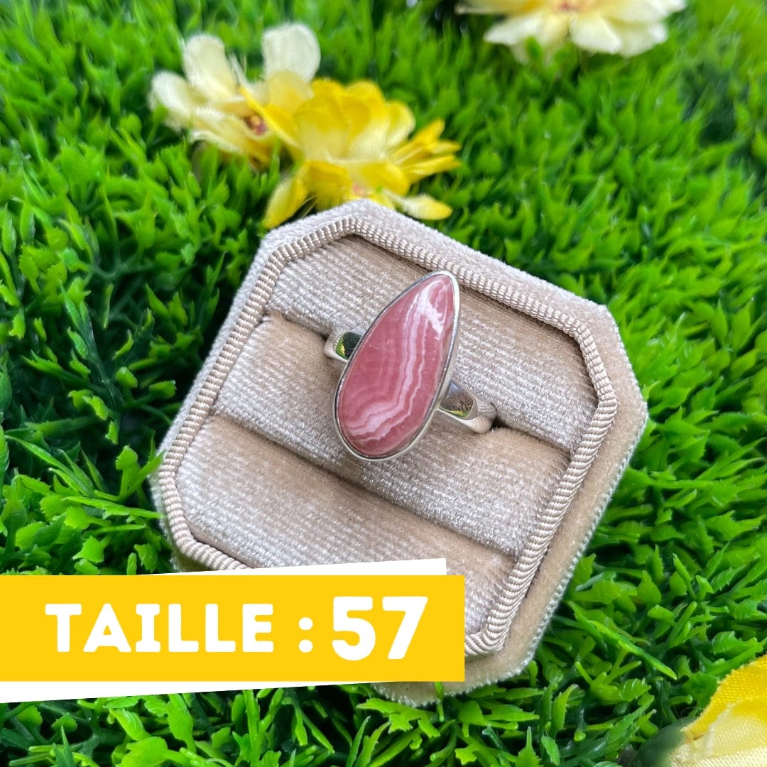 Bague Argent Rhodochrosite #18