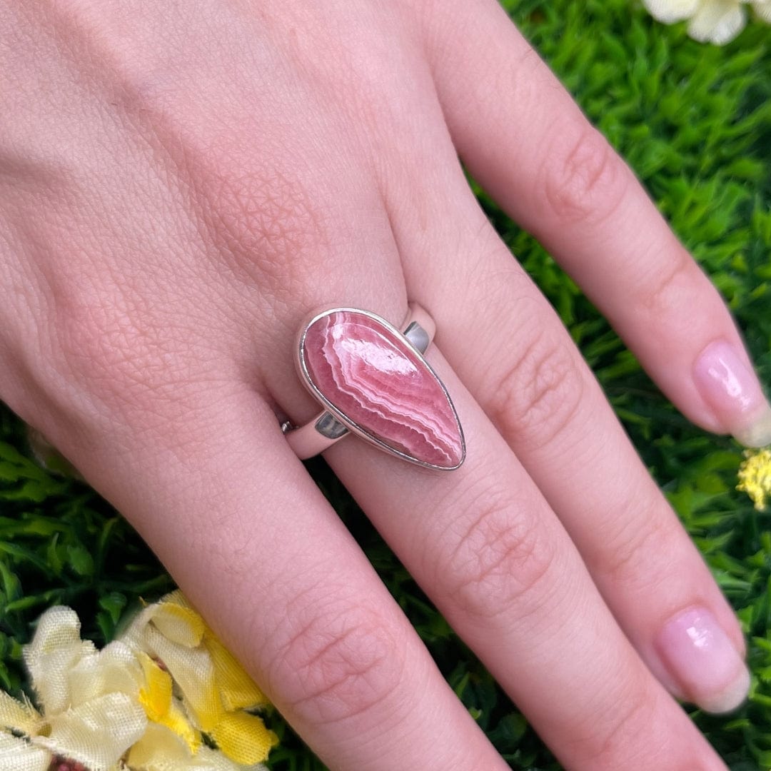 Bague Argent Rhodochrosite #18