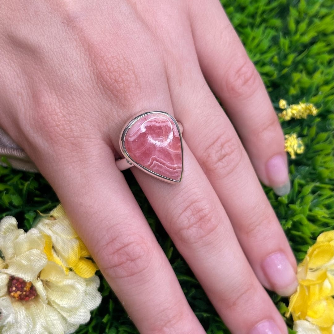 Bague Argent Rhodochrosite #17