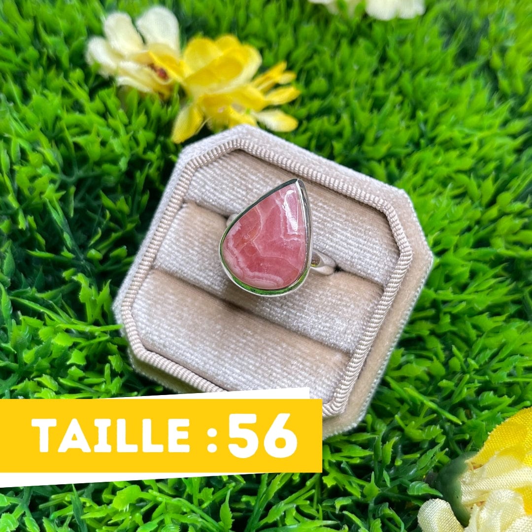 Bague Argent Rhodochrosite #17