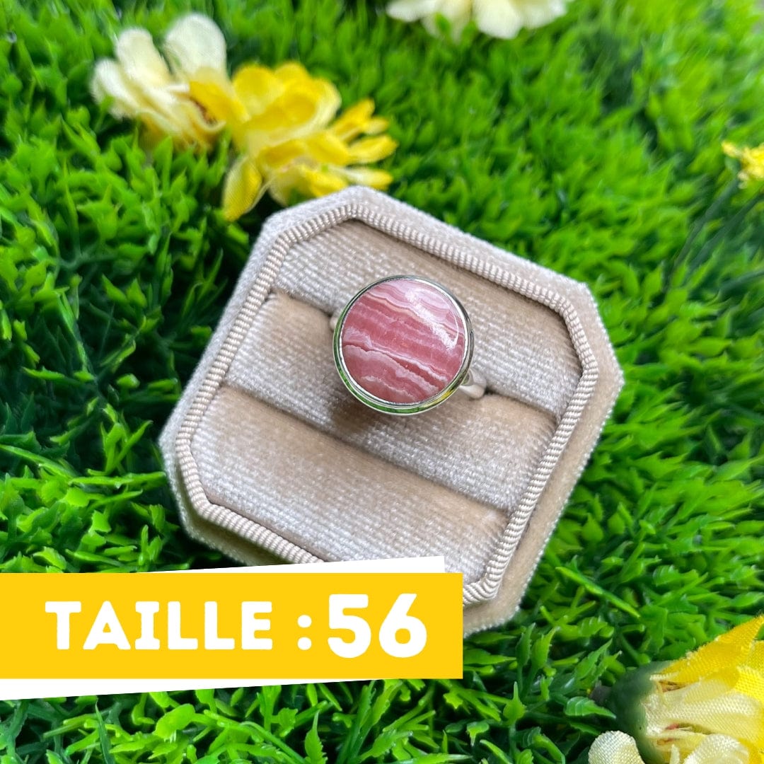 Bague Argent Rhodochrosite #9