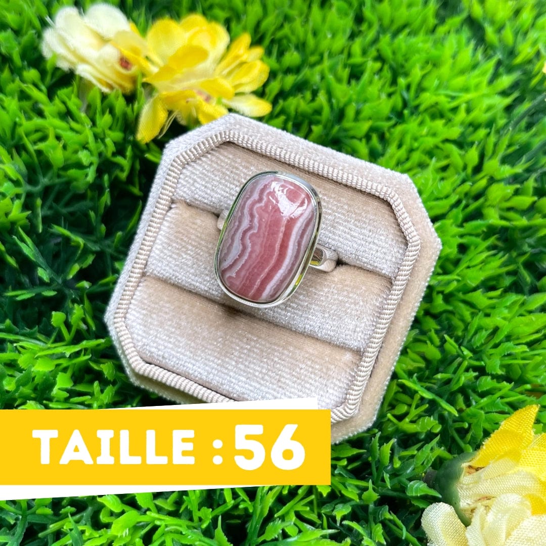 Bague Argent Rhodochrosite #10