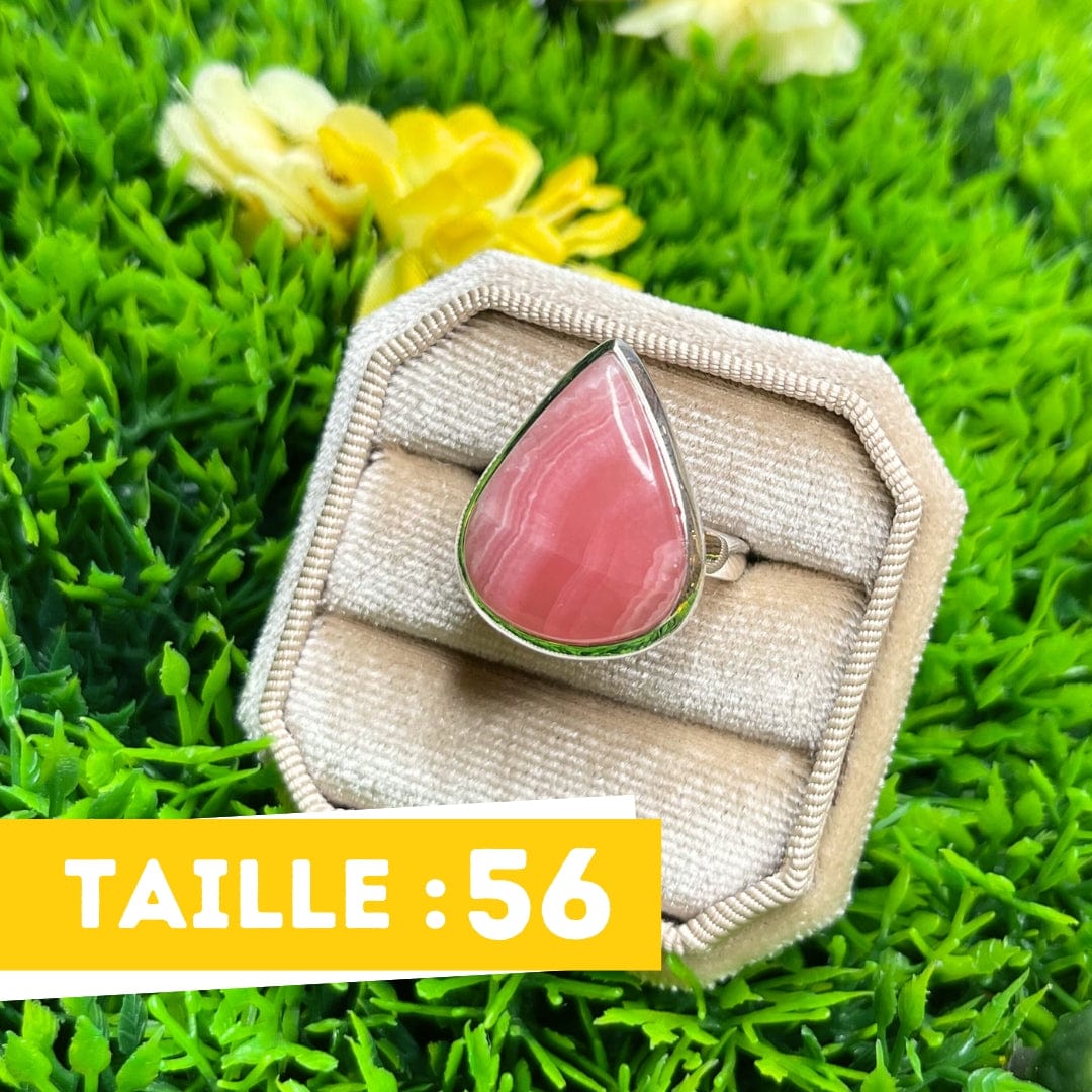 Bague Argent Rhodochrosite #11