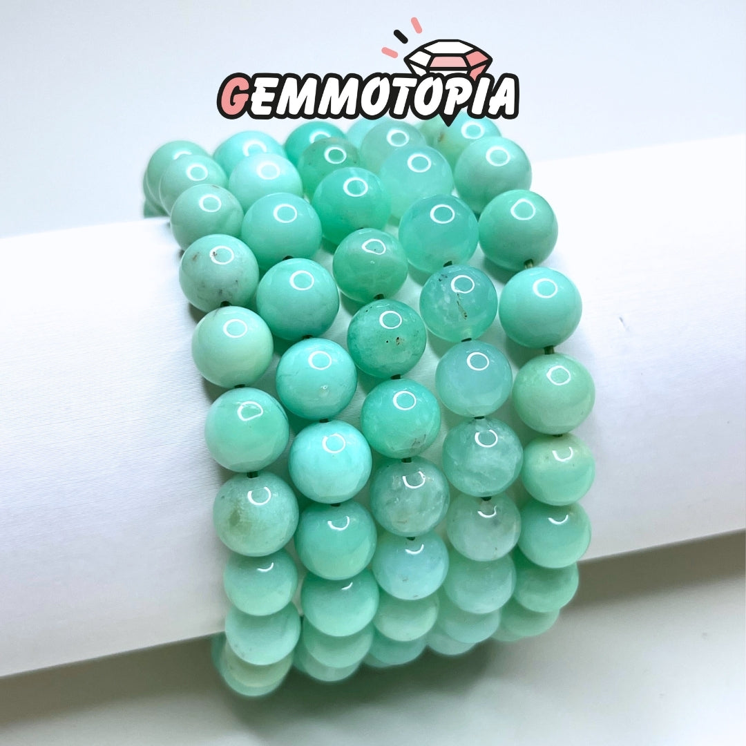 Bracelet Chrysoprase 3A