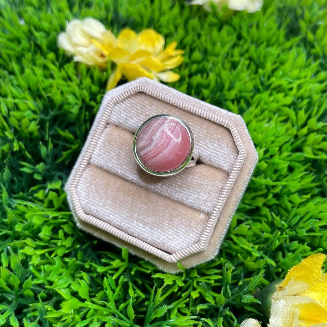 Bague Argent Rhodochrosite #24