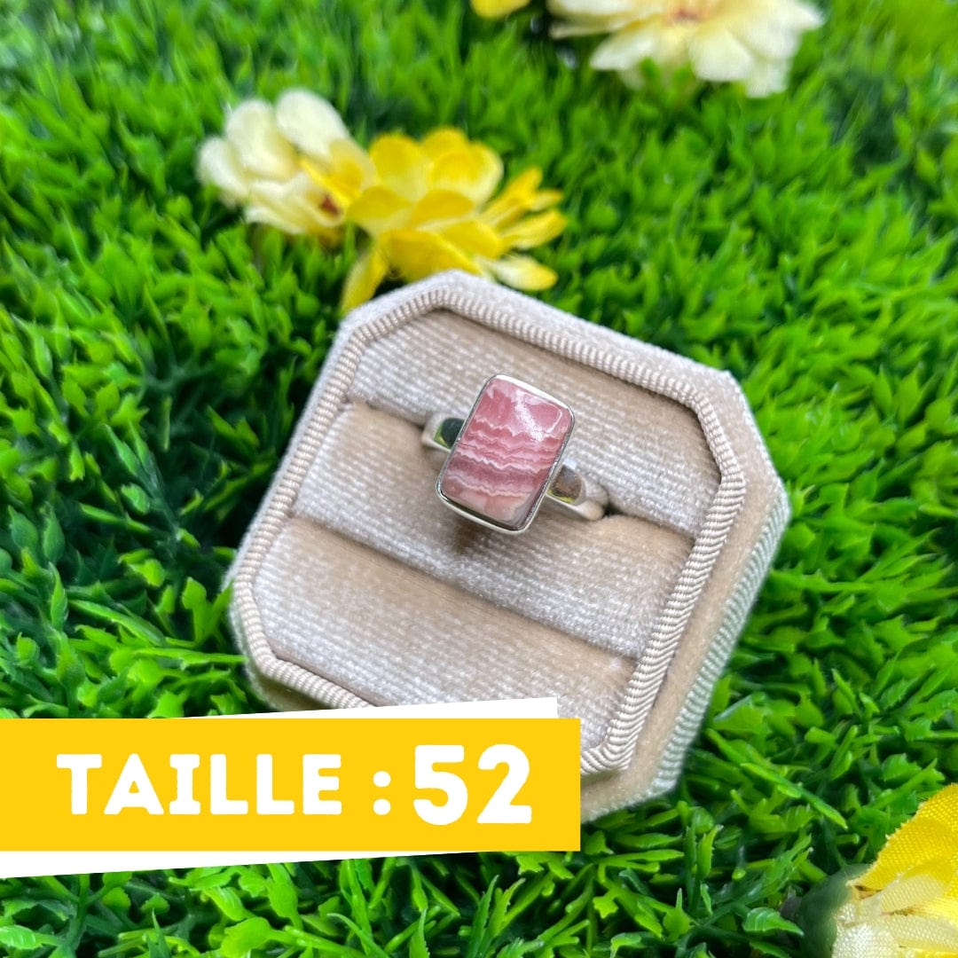 Bague Argent Rhodochrosite #23