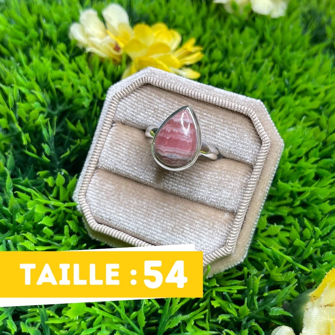 Bague Argent Rhodochrosite #22