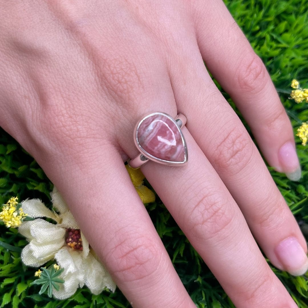 Bague Argent Rhodochrosite #22