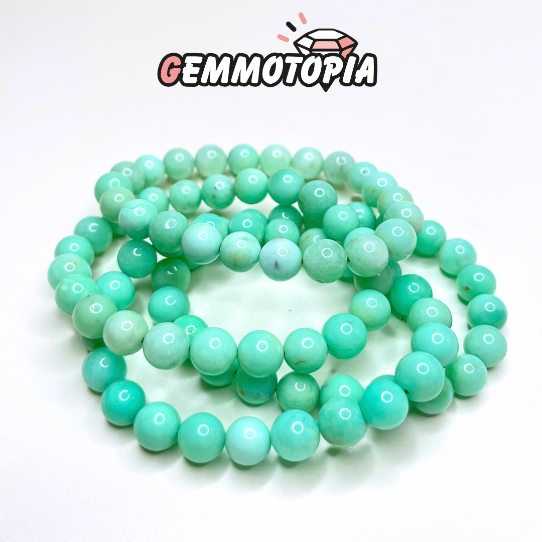 Bracelet en Chrysoprase 3A