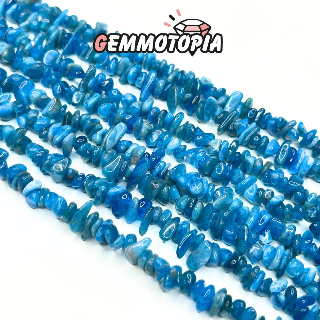 Perle Chips Apatite 5A 40 CM