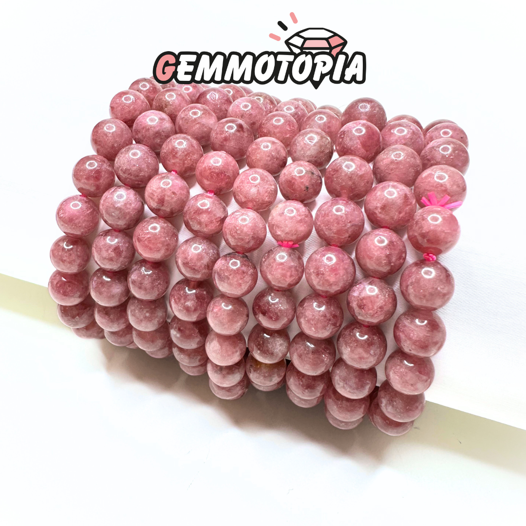 Bracelet en Tourmaline Rose (Rubellite) 3A