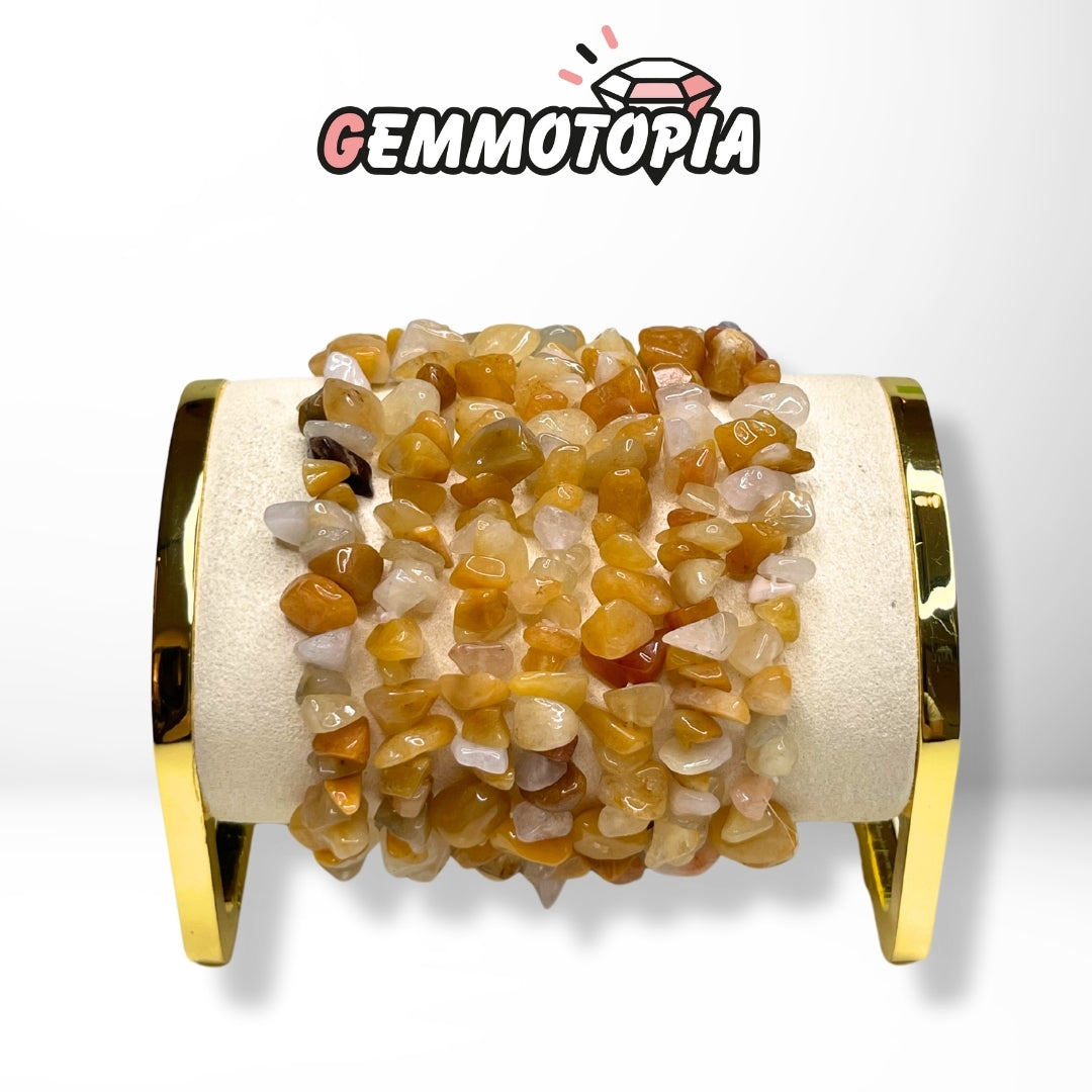 Bracelet Chips Aventurine Jaune