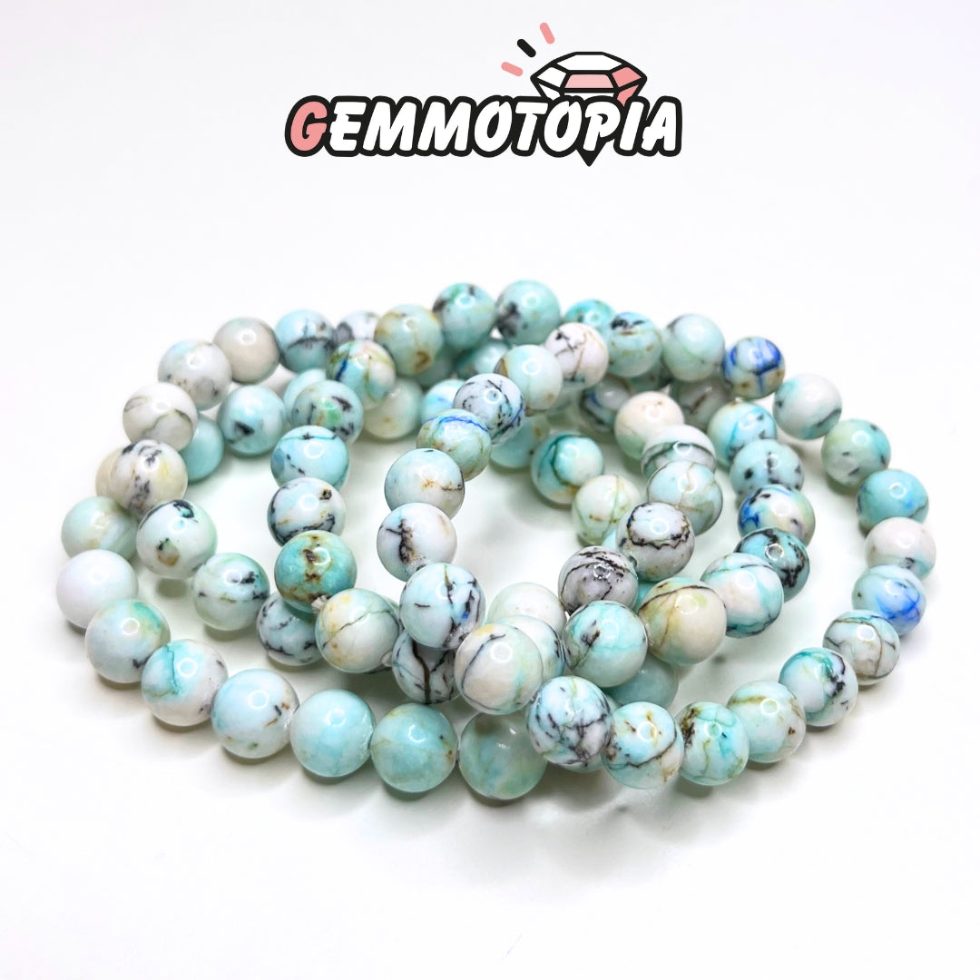 Bracelet Azurite Chrysocolle Chili