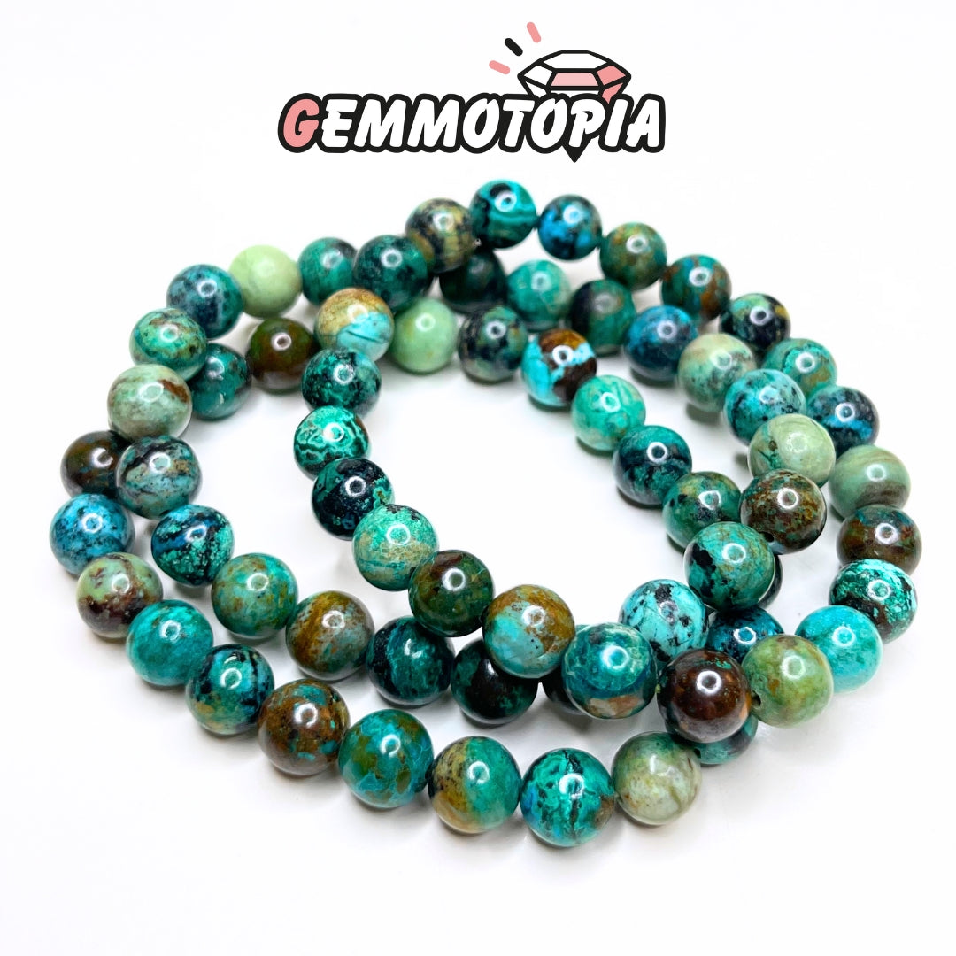 Bracelet Azurite en Chrysocolle