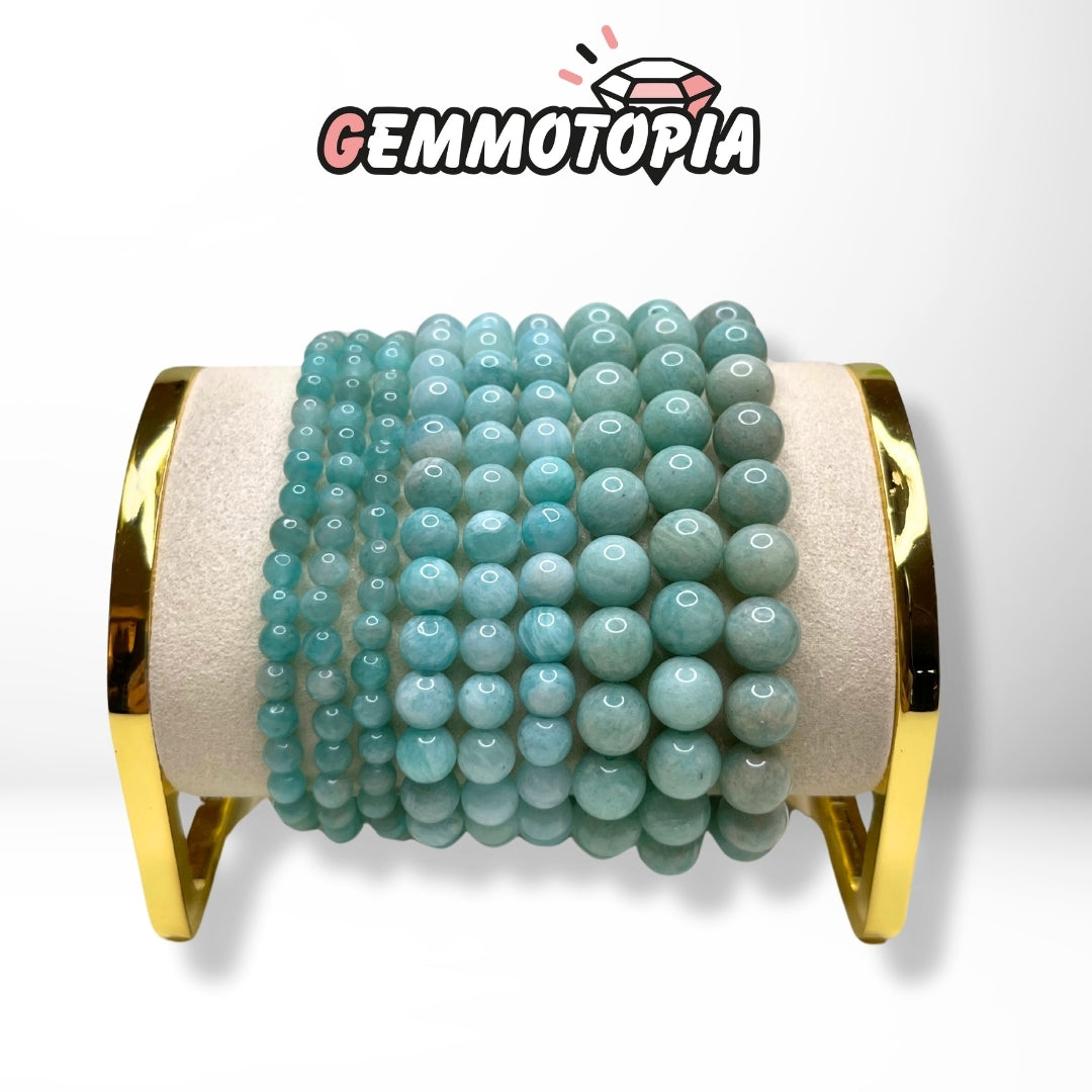 Bracelet Amazonite 5A