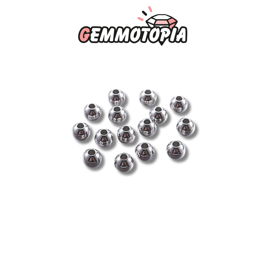 Perles rondes acier inoxydable X100