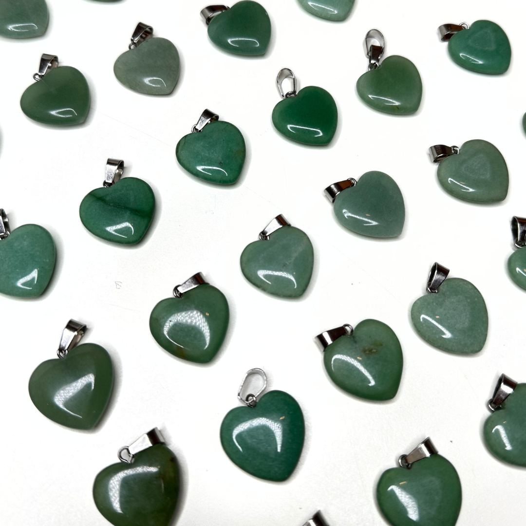 Pendentifs coeur plat (12 variantes)