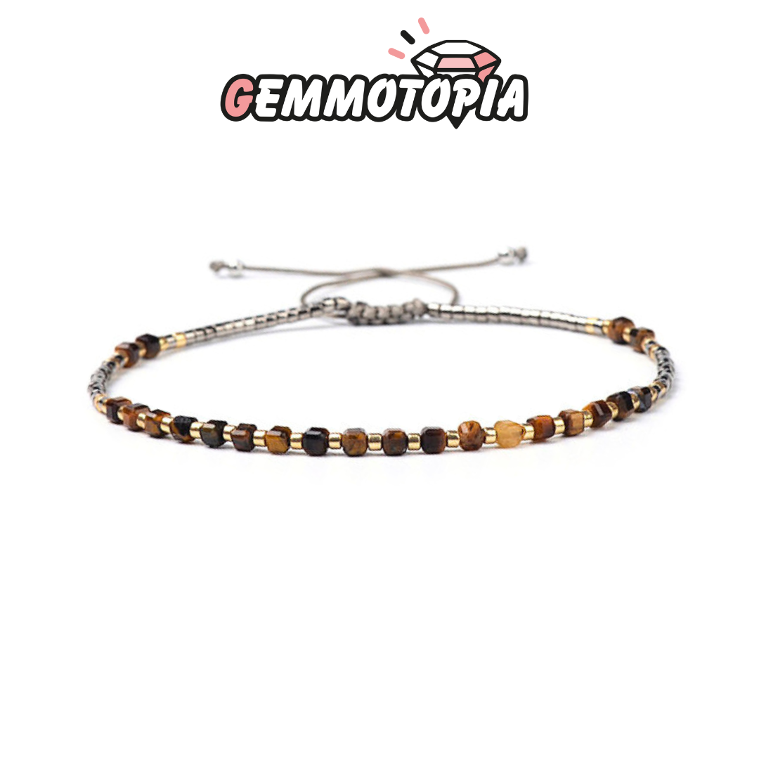 Bracelet Ajustable Oeil de Tigre