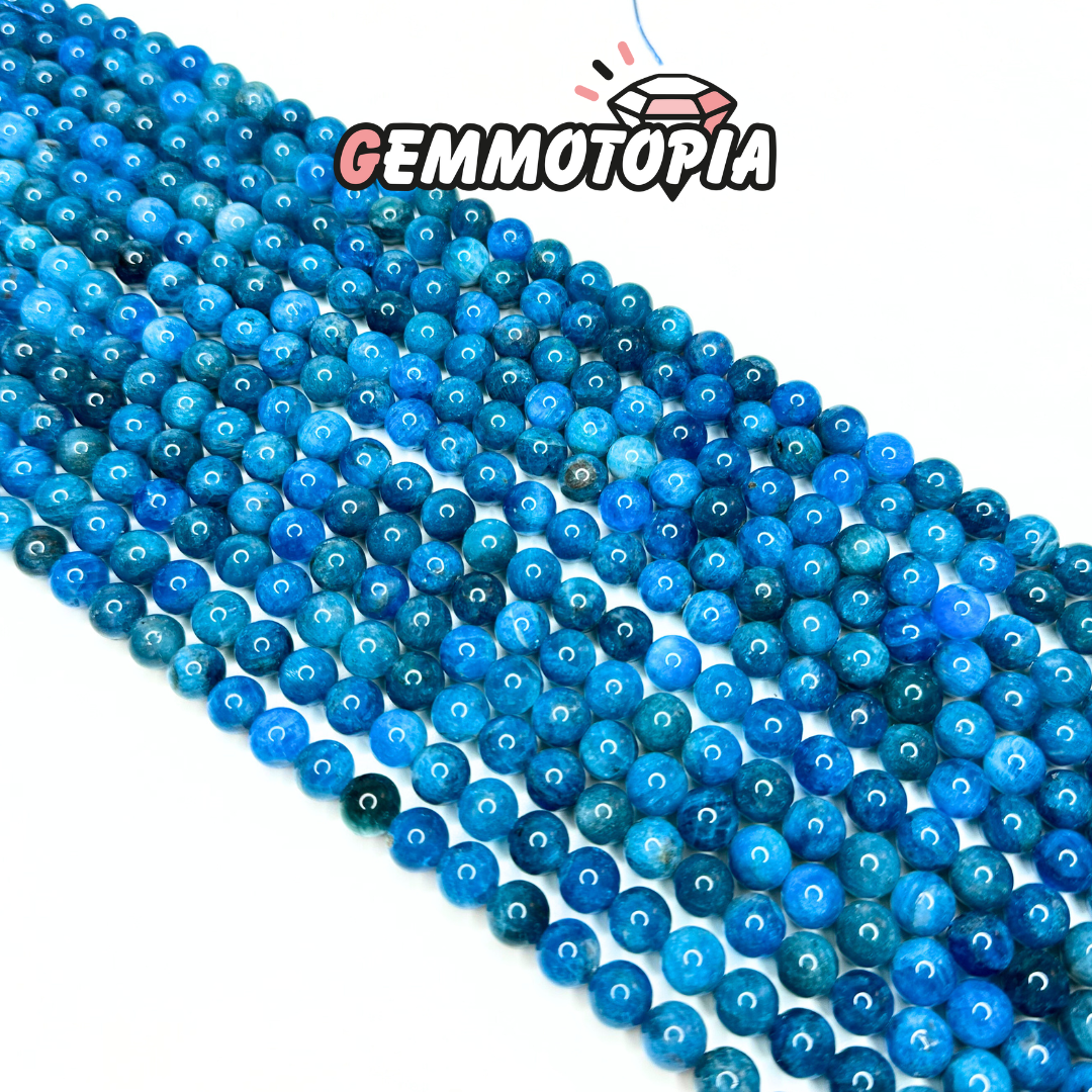 Perle Apatite Bleue 3A