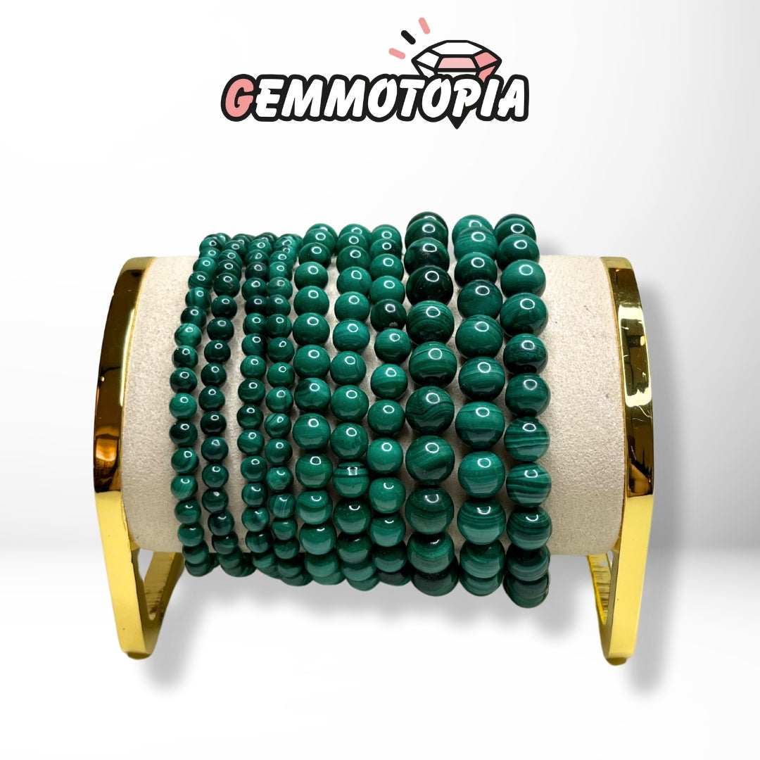 Bracelet Malachite 7A